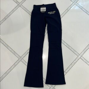 NWT - White Fox Women's Navy Flare Leggings